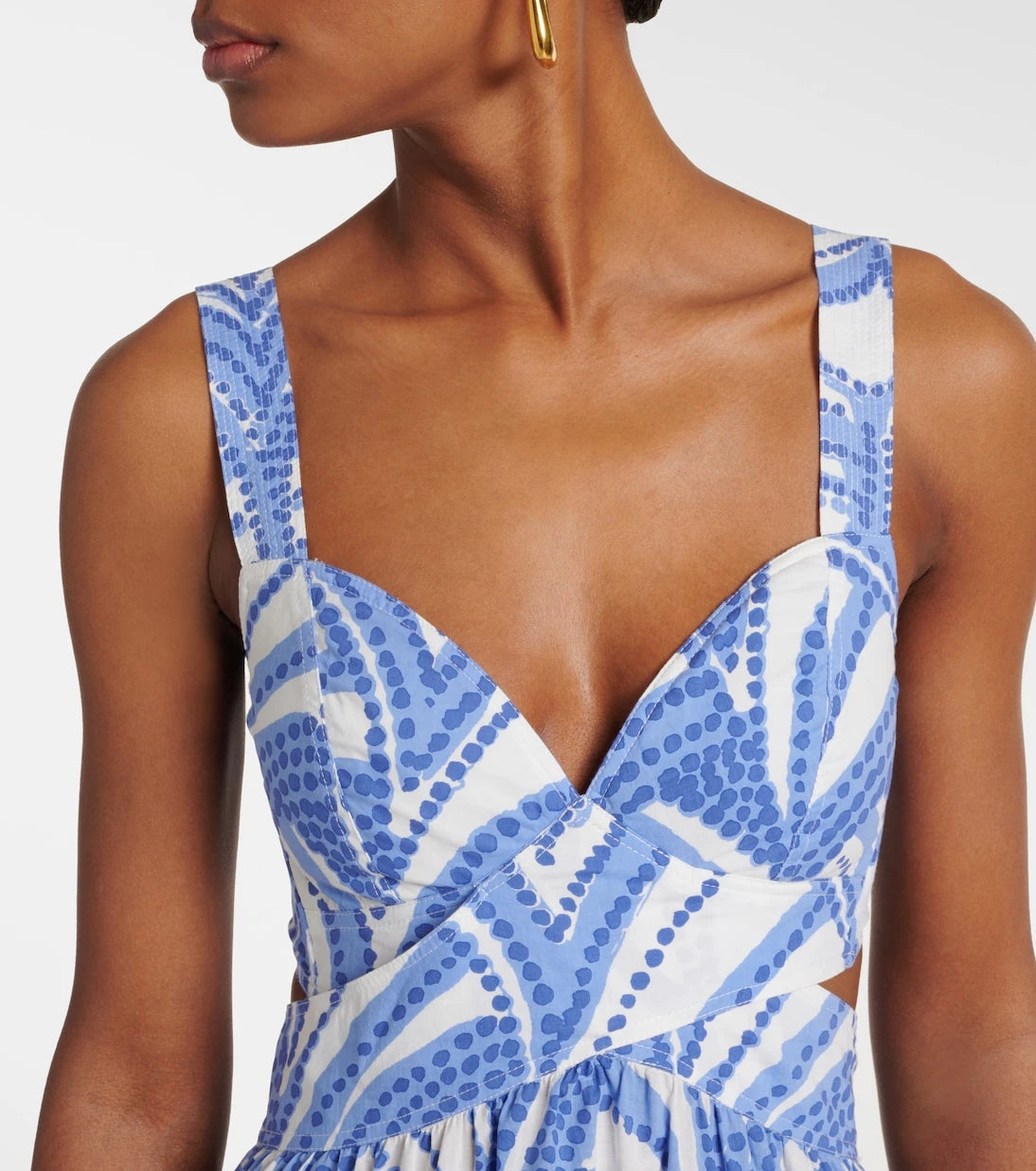 Poupette St Barth - Coco printed cotton midi dress