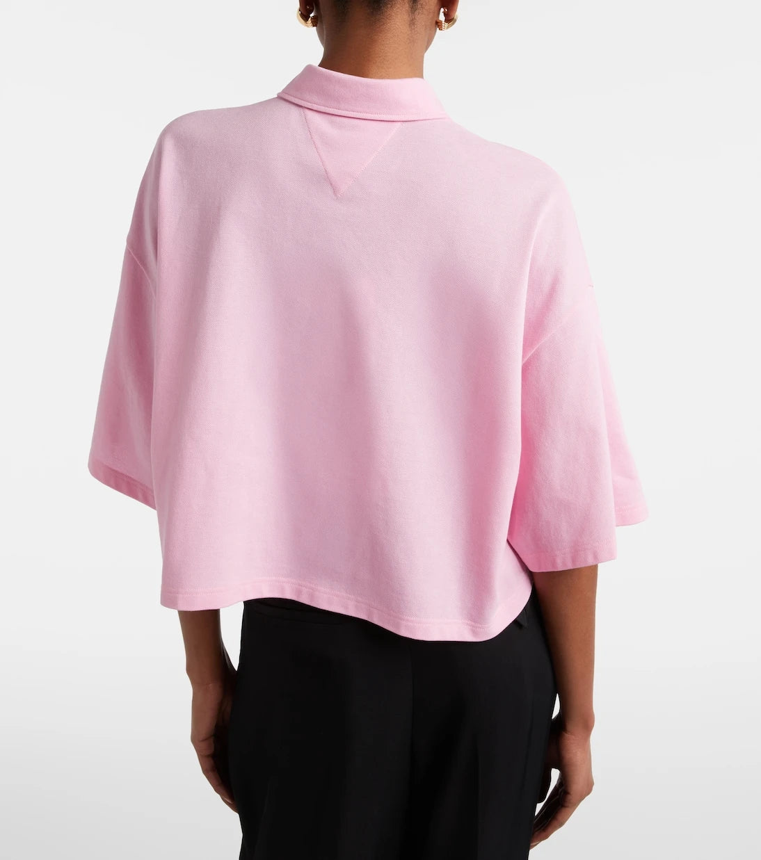 Bottega Veneta - Cropped cotton polo shirt