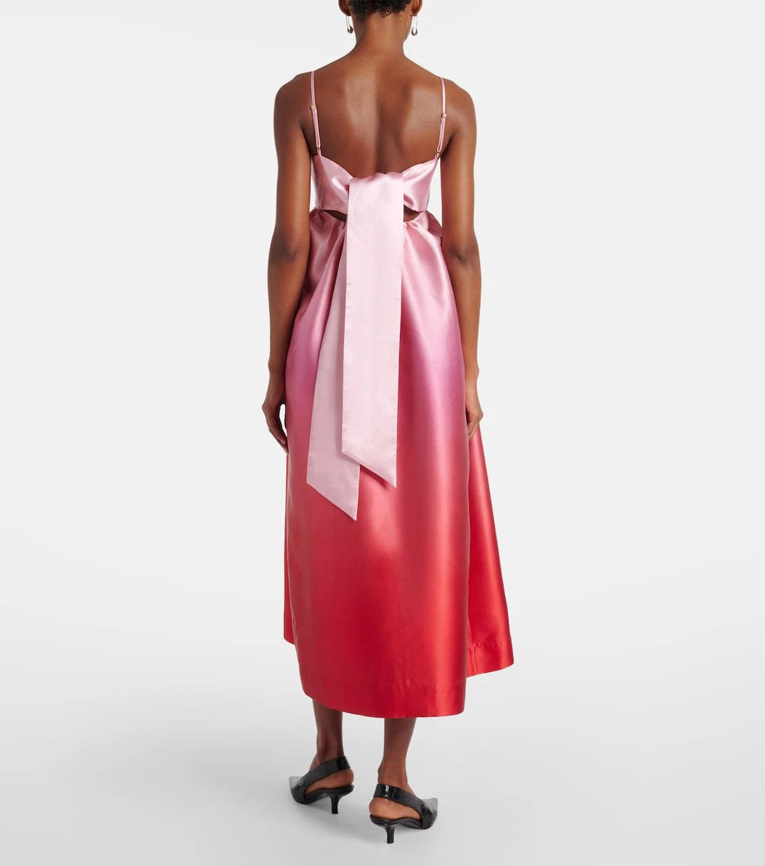 Alémais - Inez ombré satin cocktail dress