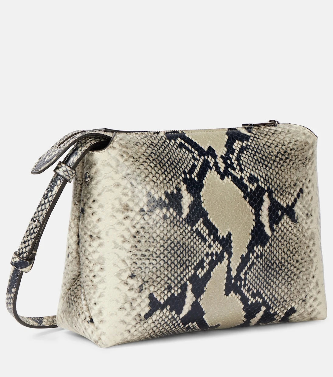 Khaite - Lina snake-effect leather crossbody bag