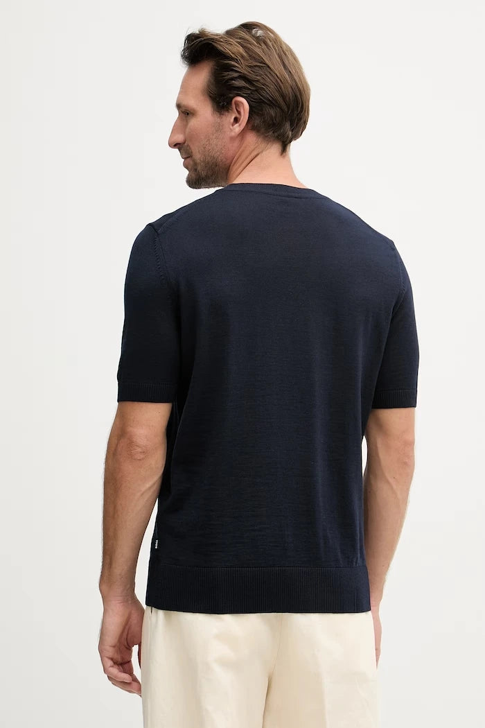 BOSS erkek yün T-shirt H-Umauro