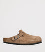 Suede Boston Clogs