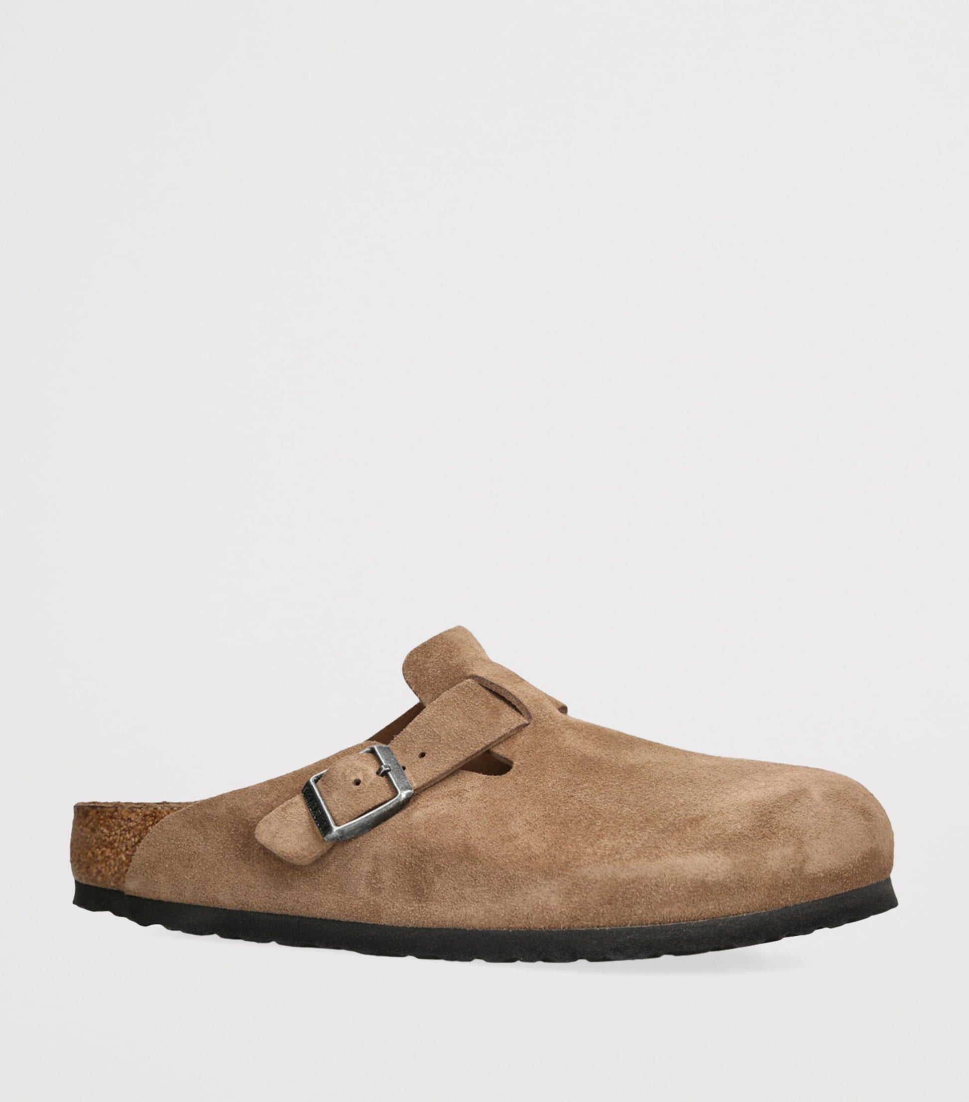 Suede Boston Clogs