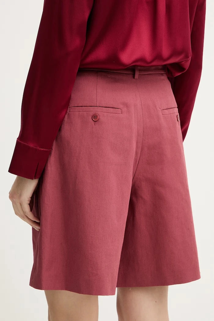 Къс панталон с лен Weekend Max Mara ECUBA