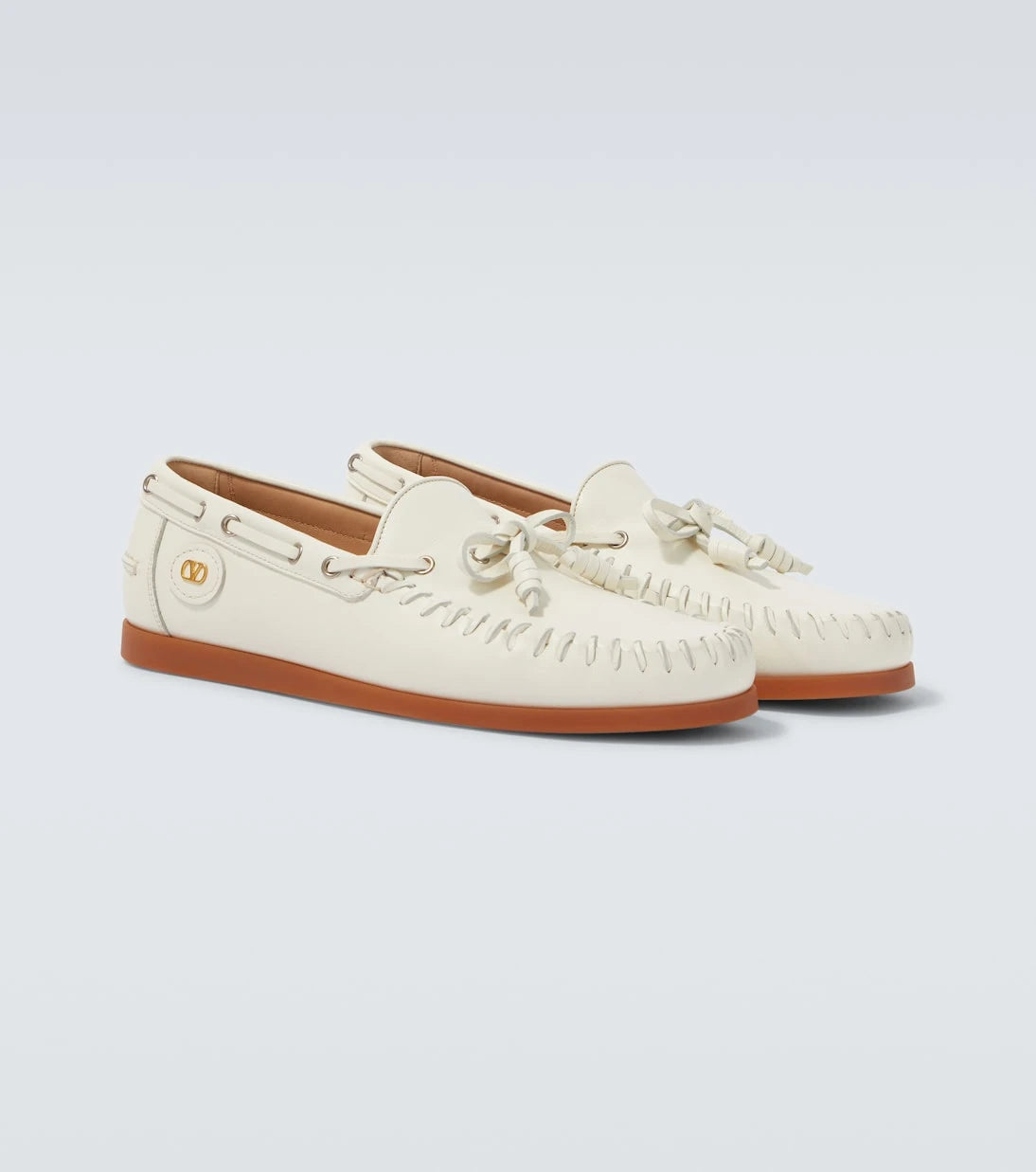 Valentino Garavani - Leather boat shoes