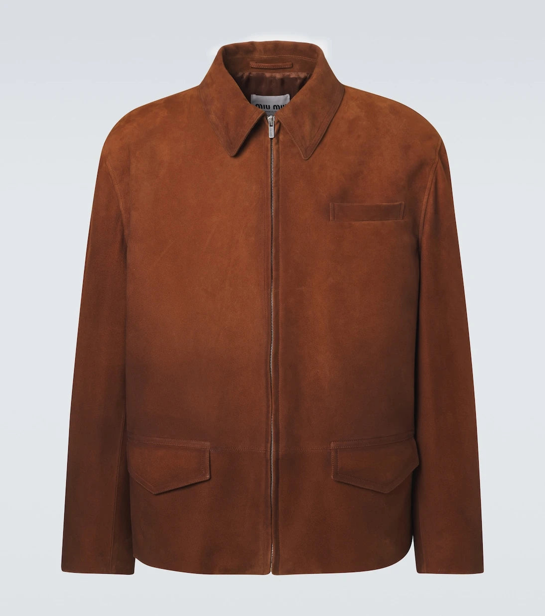 Miu Miu - Suede blouson jacket