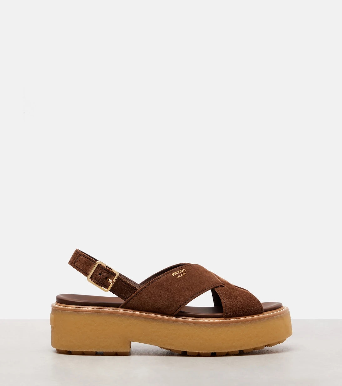 Prada - Suede platform sandals