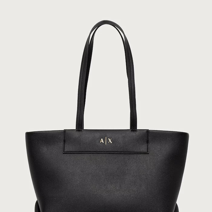 Armani Exchange kadın tote çanta suni deriden