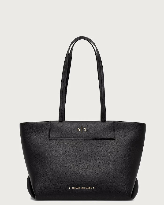 Armani Exchange kadın tote çanta suni deriden