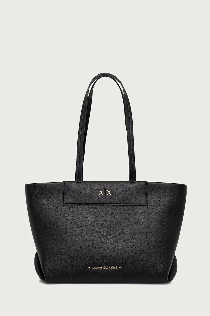 Armani Exchange kadın tote çanta suni deriden