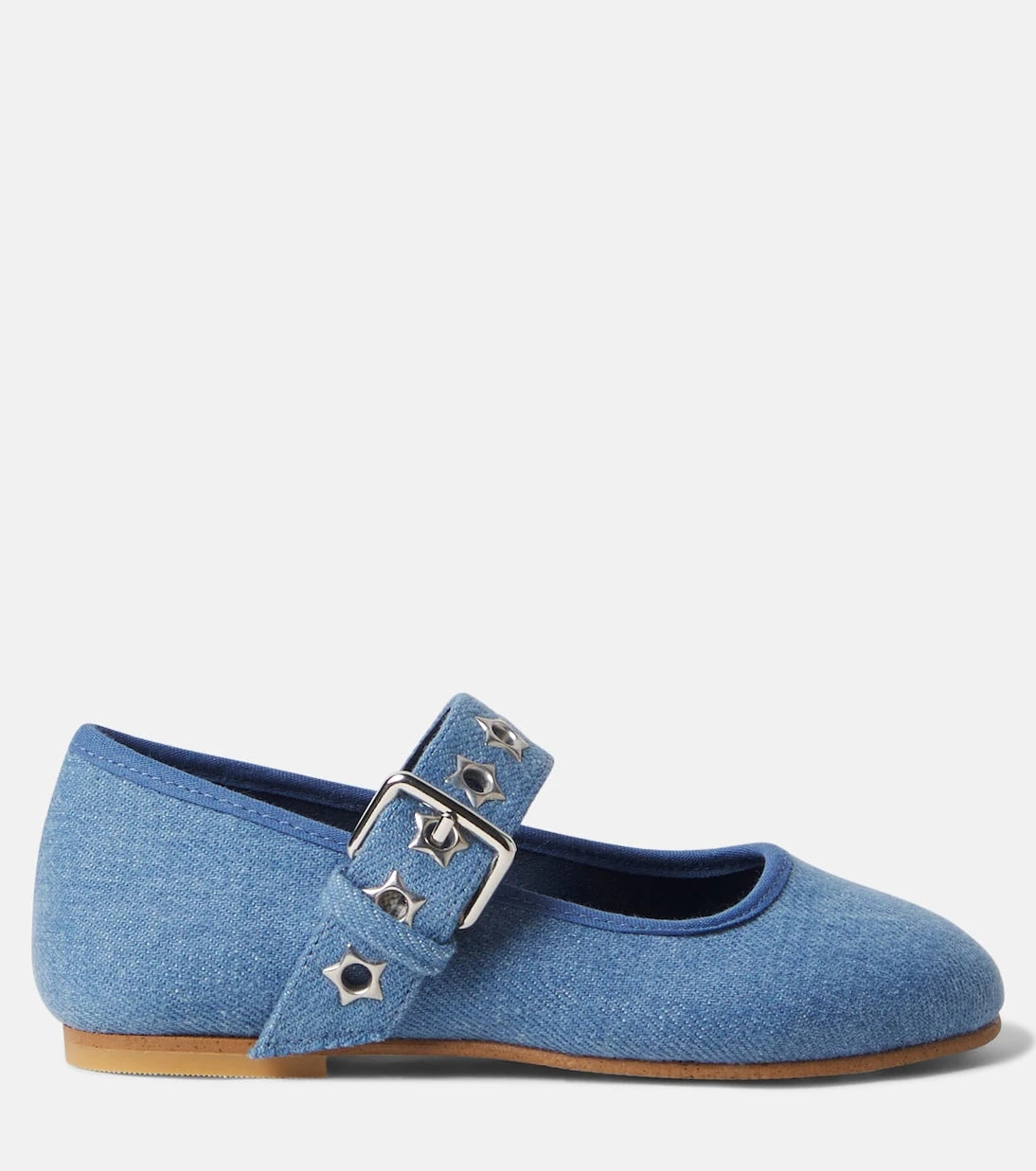 Stella McCartney Kids - Denim Mary Jane flats