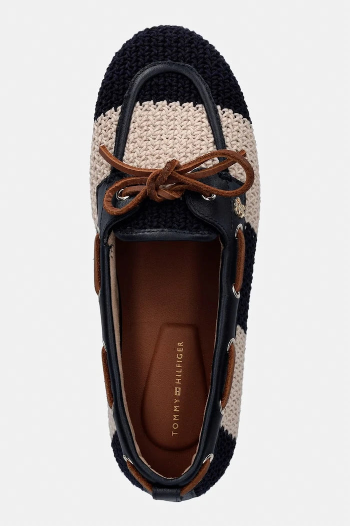 Tommy Hilfiger мокасини дамски TH FLEX BOAT SHOE CROCHET