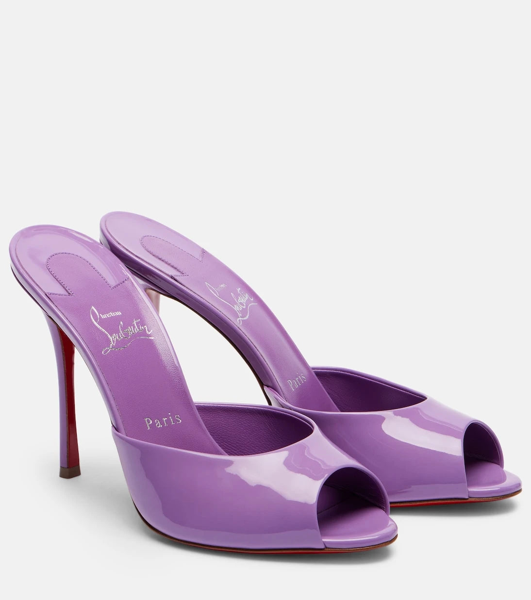 Christian Louboutin - Me Dolly 100 patent leather mules