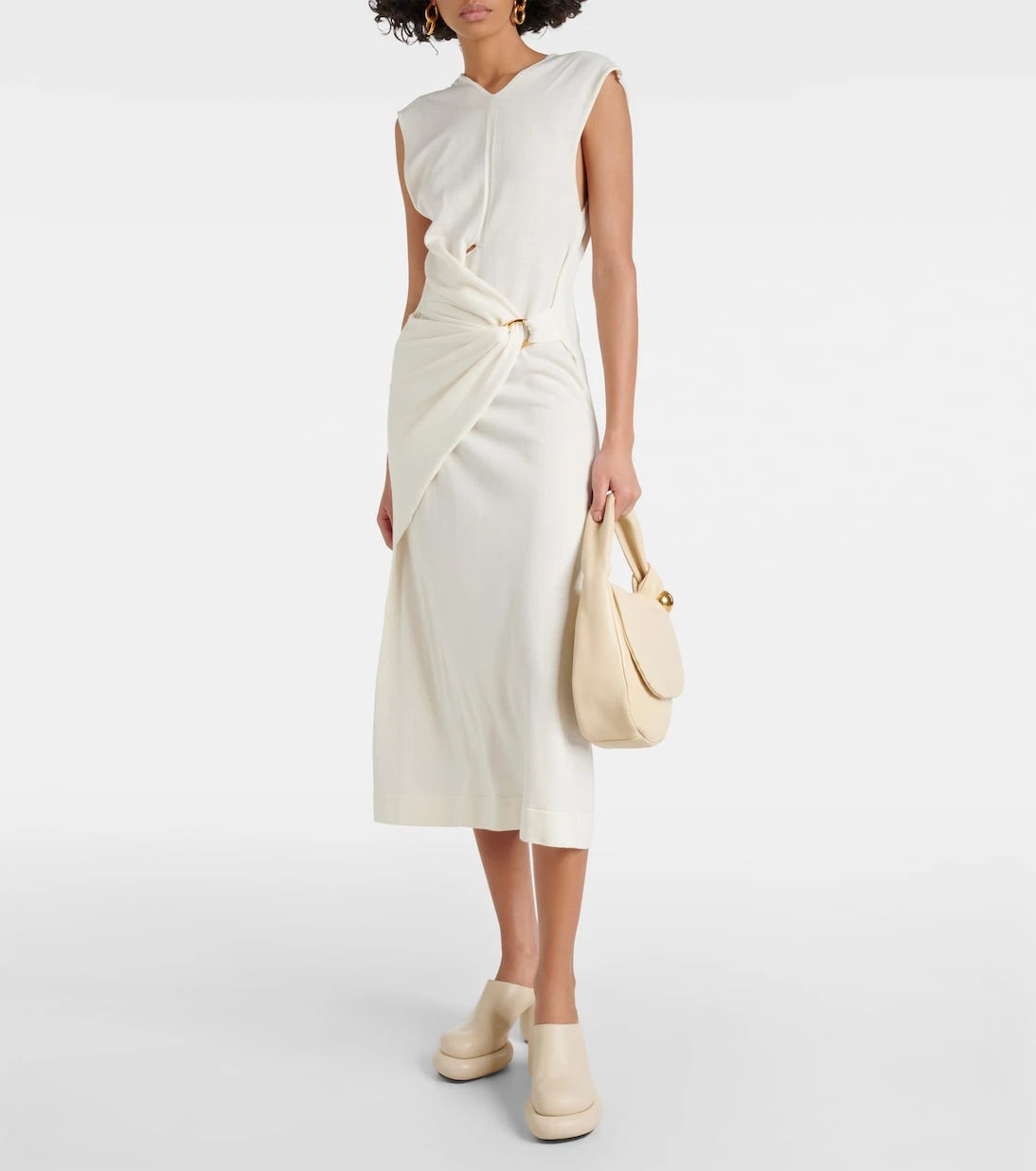 Jil Sander - Virgin wool wrap dress