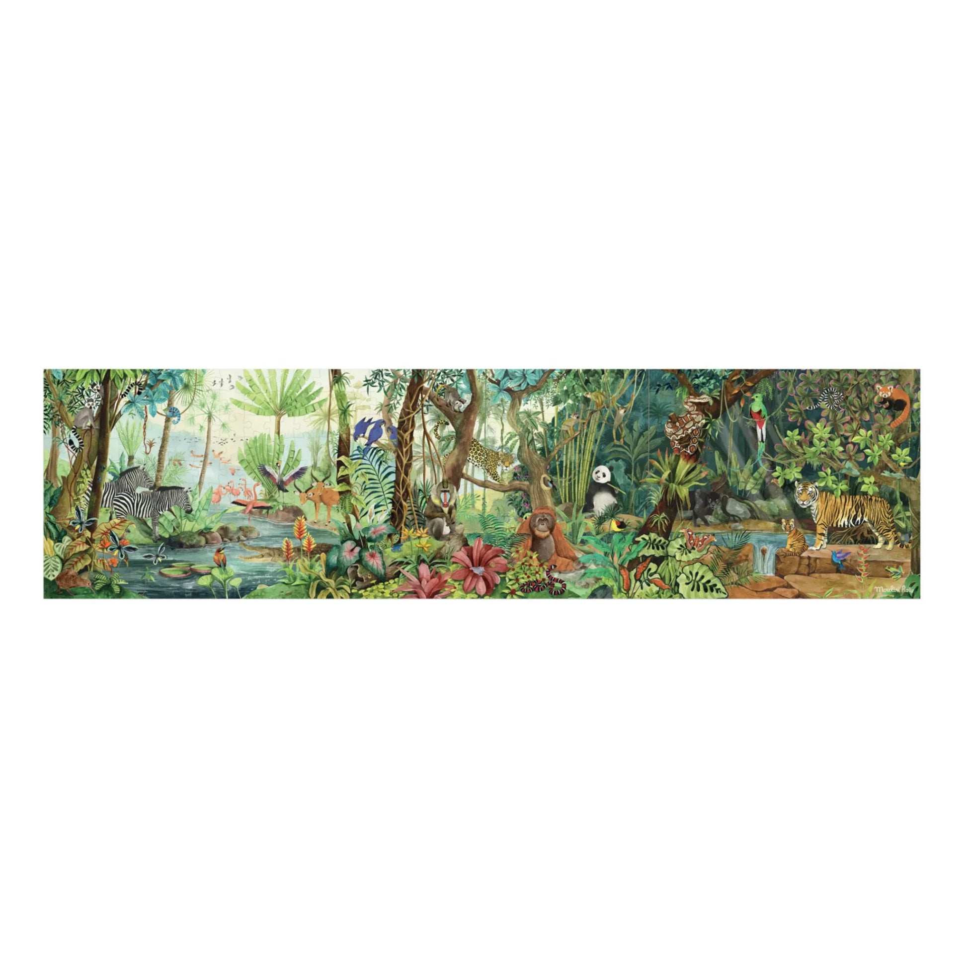 Moulin Roty - Tropical Forest Puzzle - 350 pieces