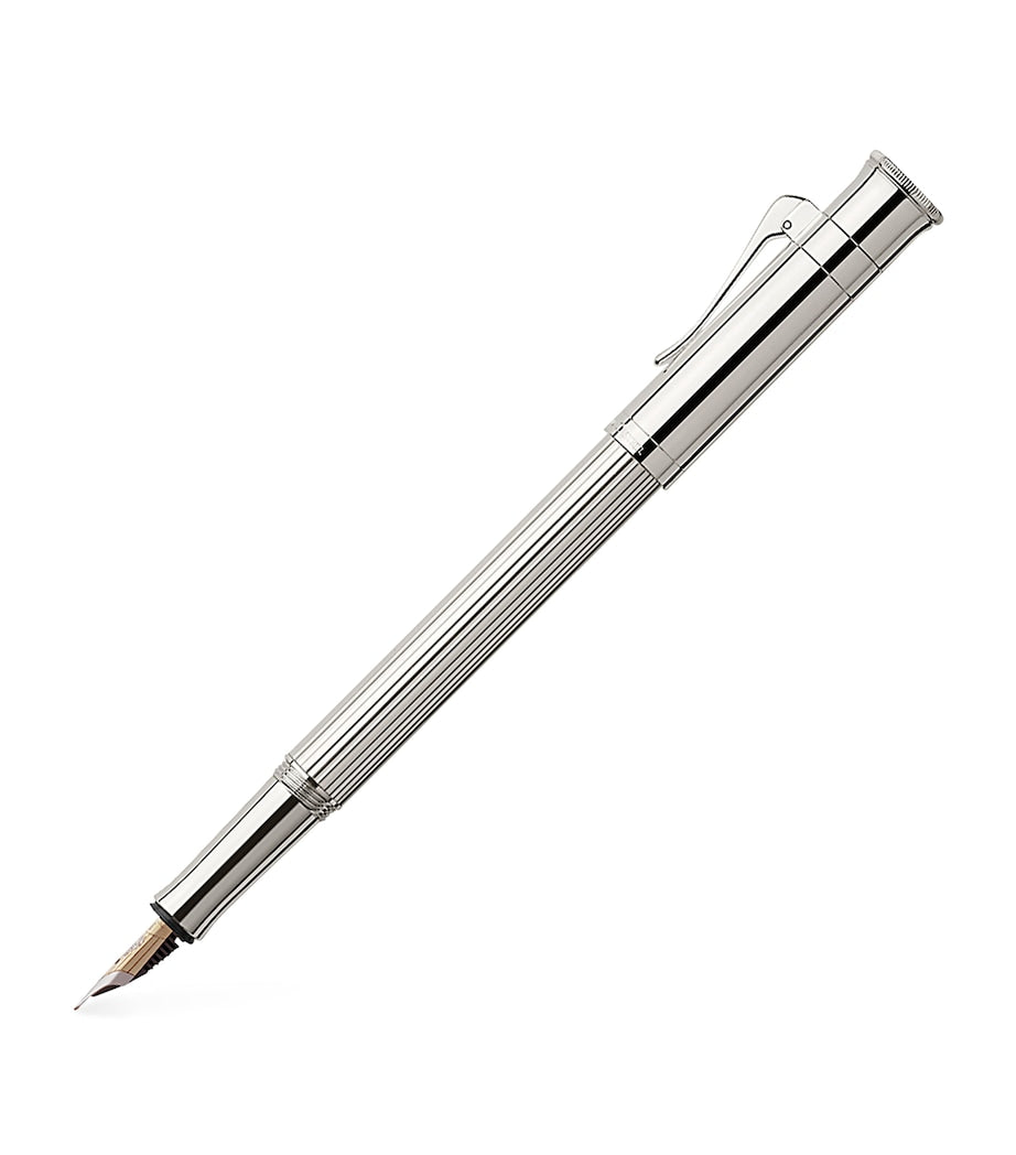 Graf von Faber-Castell Platinum-Plated Classic Fountain Pen