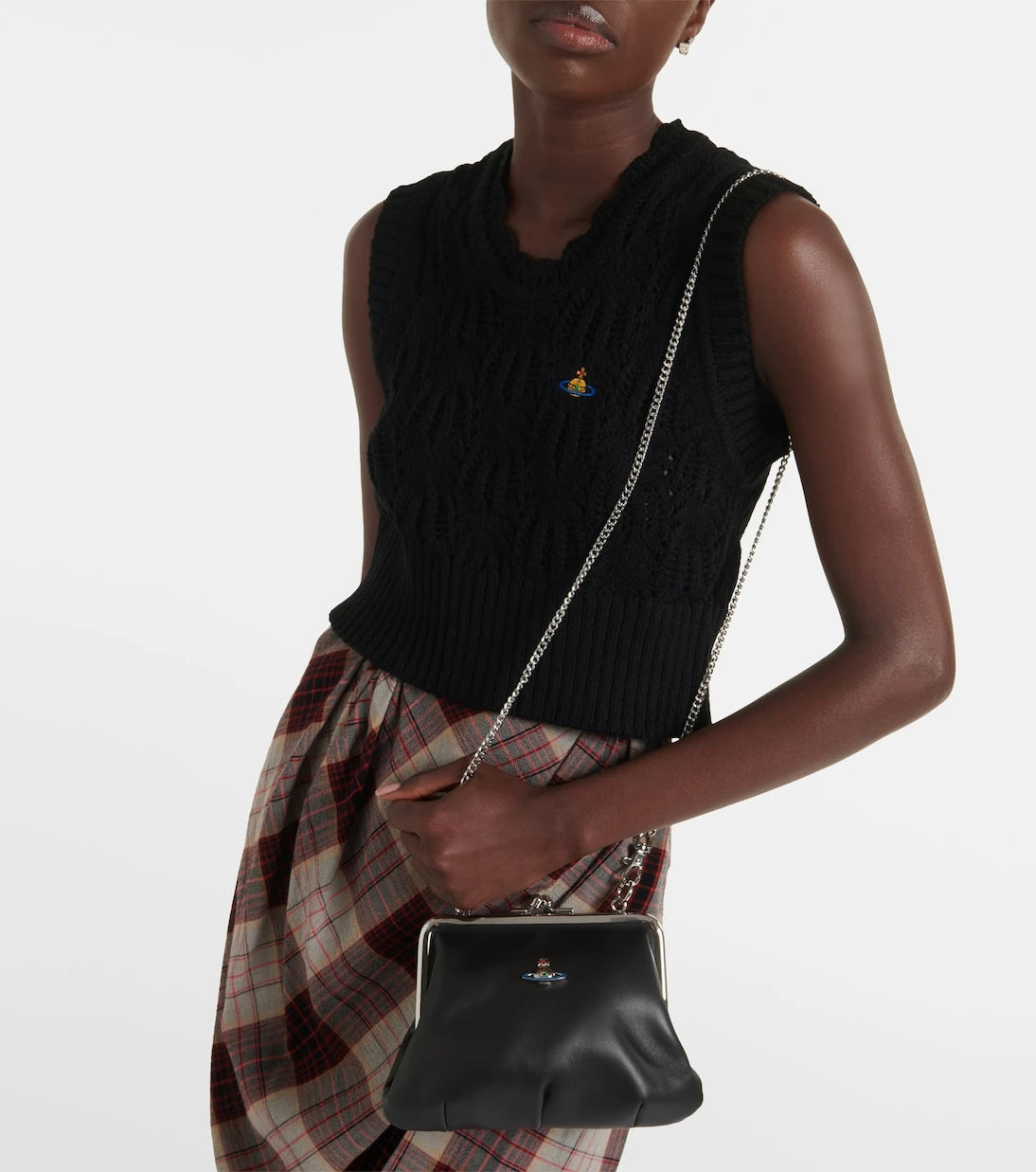 Vivienne Westwood - Granny Frame leather tote bag