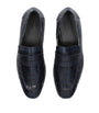 Zegna Crocodile Skin Penny Loafers