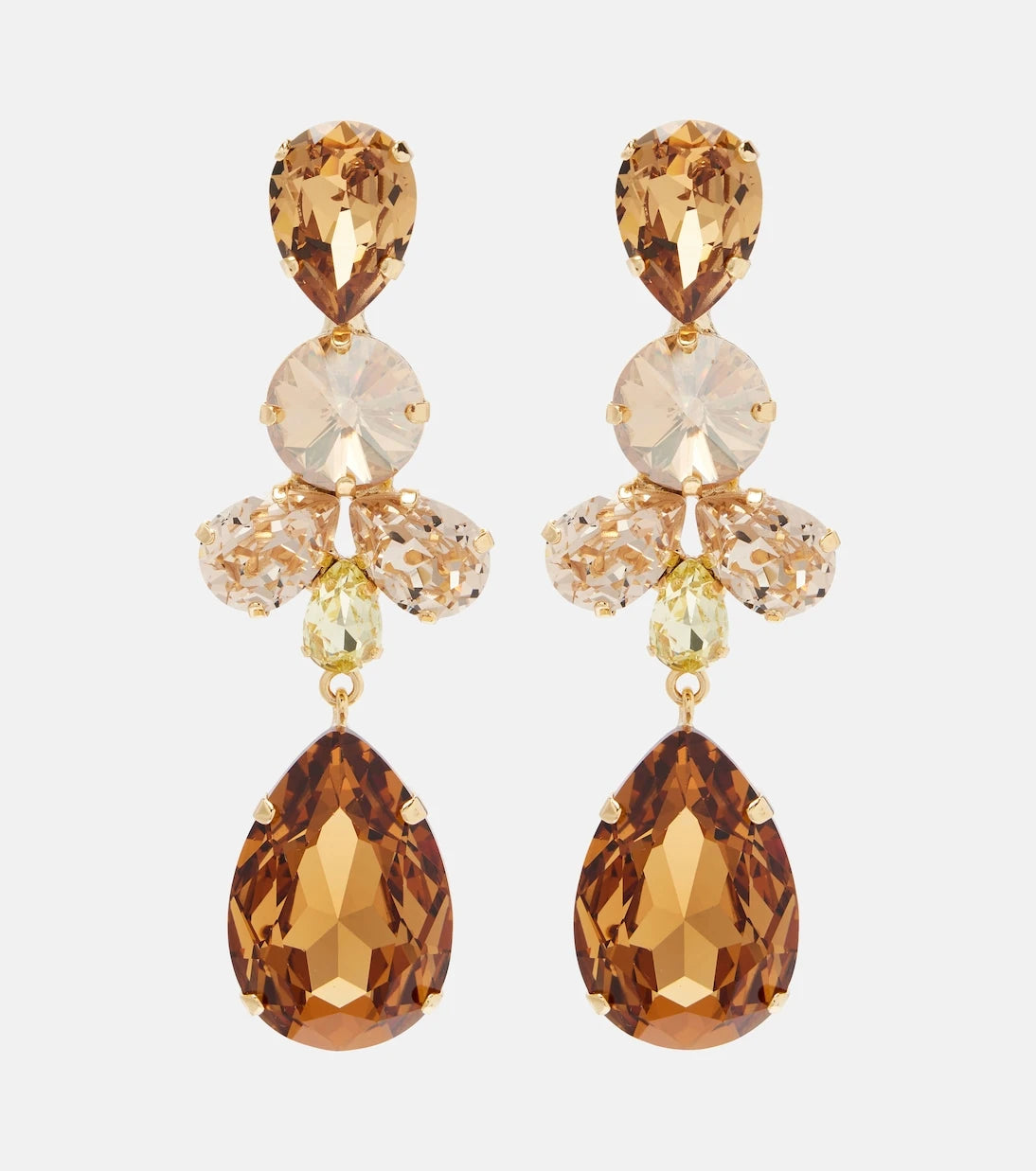 Jennifer Behr - Jillian gold-plated drop earrings