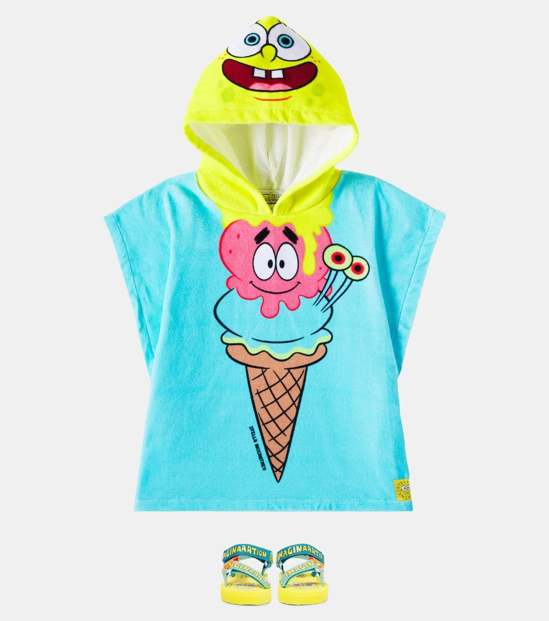 Stella McCartney Kids - x SpongeBob SquarePants printed sandals