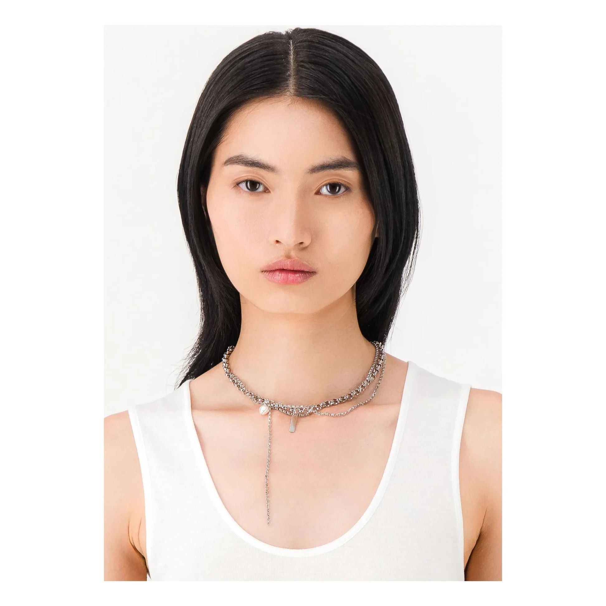 Justine Clenquet - Richie necklace | Silver