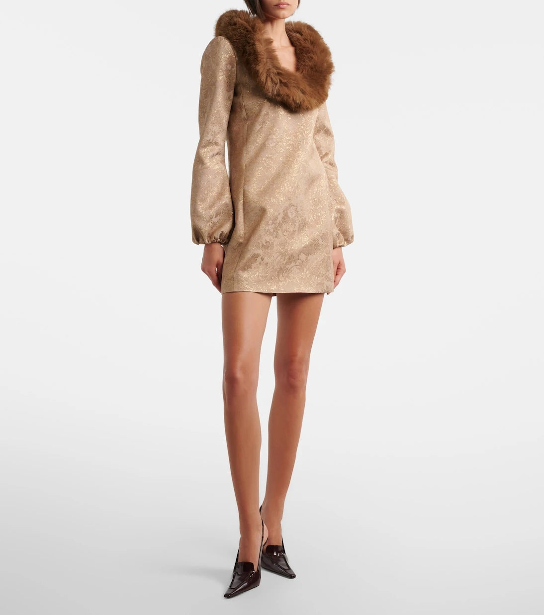 Saint Laurent - Voltaire leather slingback pumps