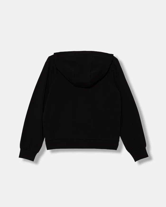 EA7 Emporio Armani çocuk kapüşonlu pamuklu sweatshirt