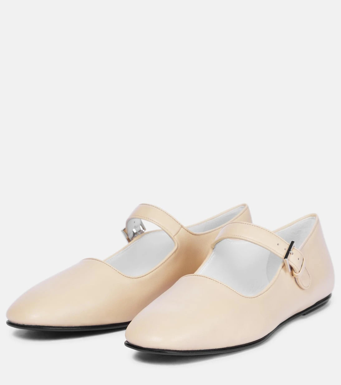 The Row - Ava leather ballet flats
