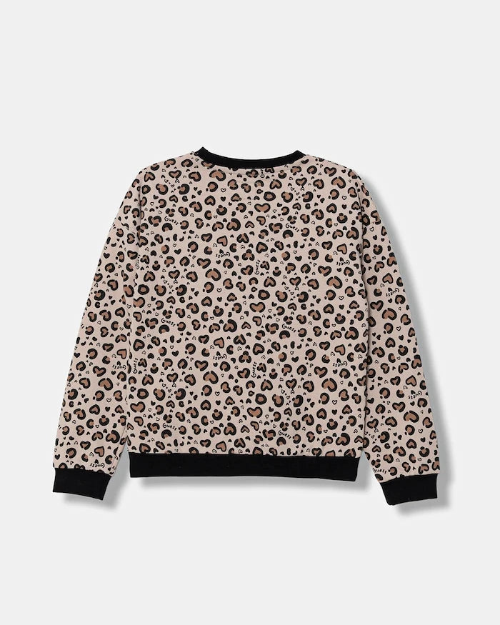 Çocuk Pamuklu Sweatshirt Guess