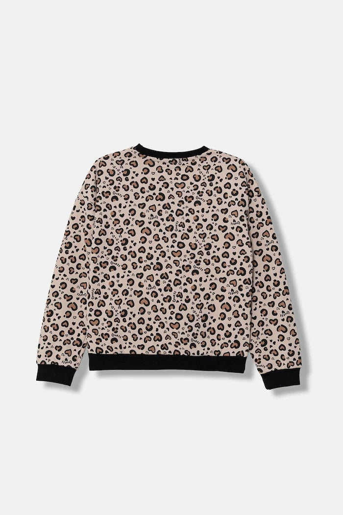 Çocuk Pamuklu Sweatshirt Guess