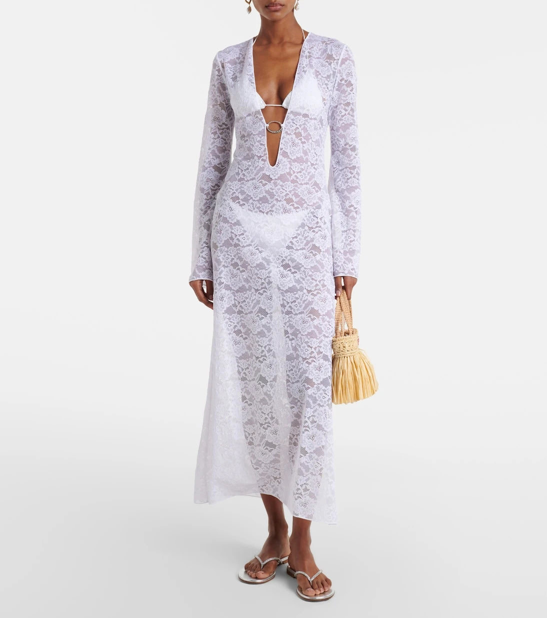 Oséree - Bridal lace beach cover-up