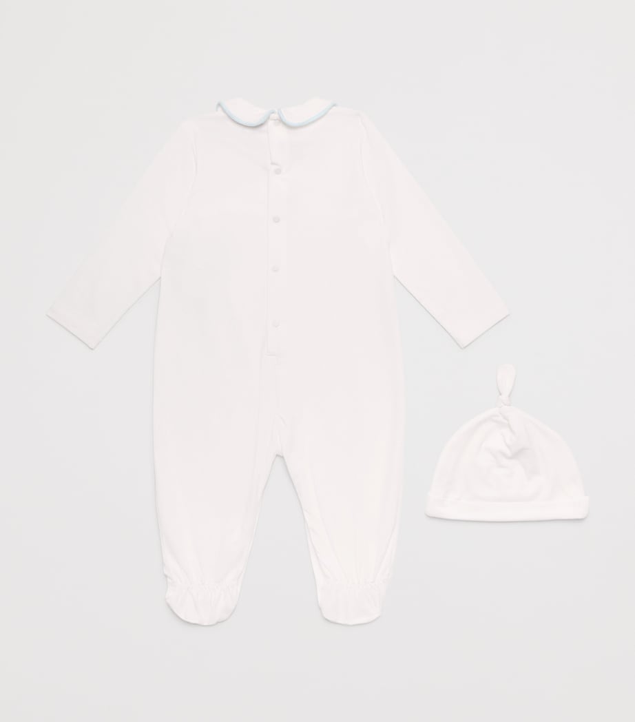 Emporio Armani Kids Cotton All-In-One and Hat Set (3-12 Months)