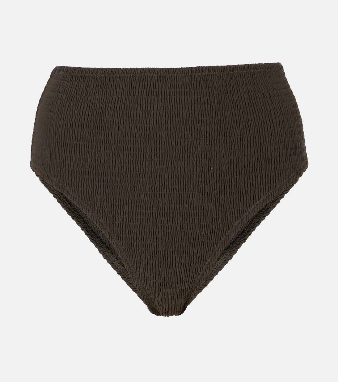 Toteme - Shirred jersey bikini bottoms