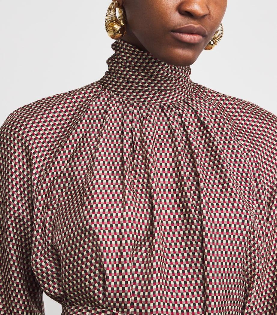 Check Print Agata Mini Dress