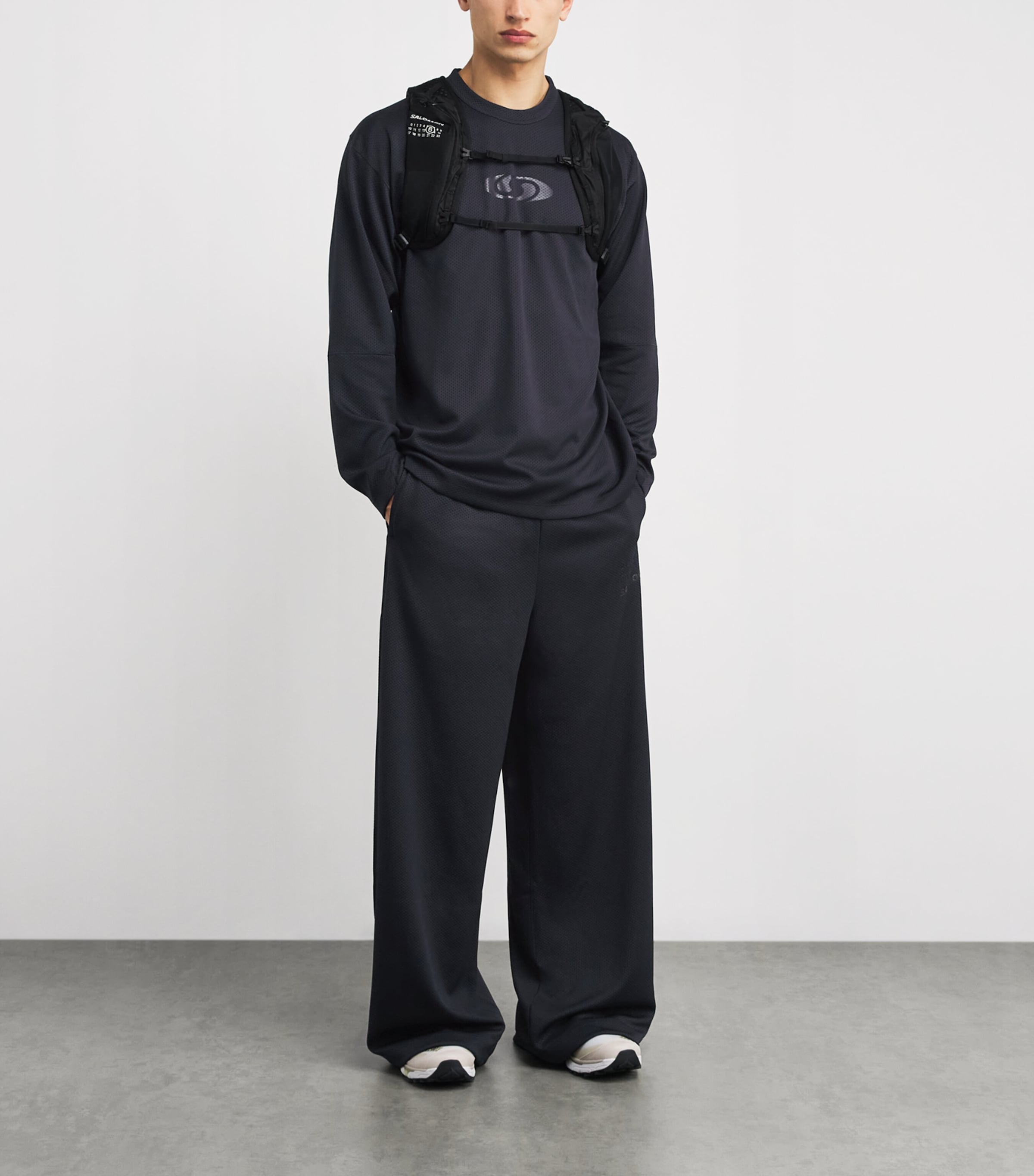 MM6 Maison Margiela x Salomon Logo Long-Sleeve T-Shirt