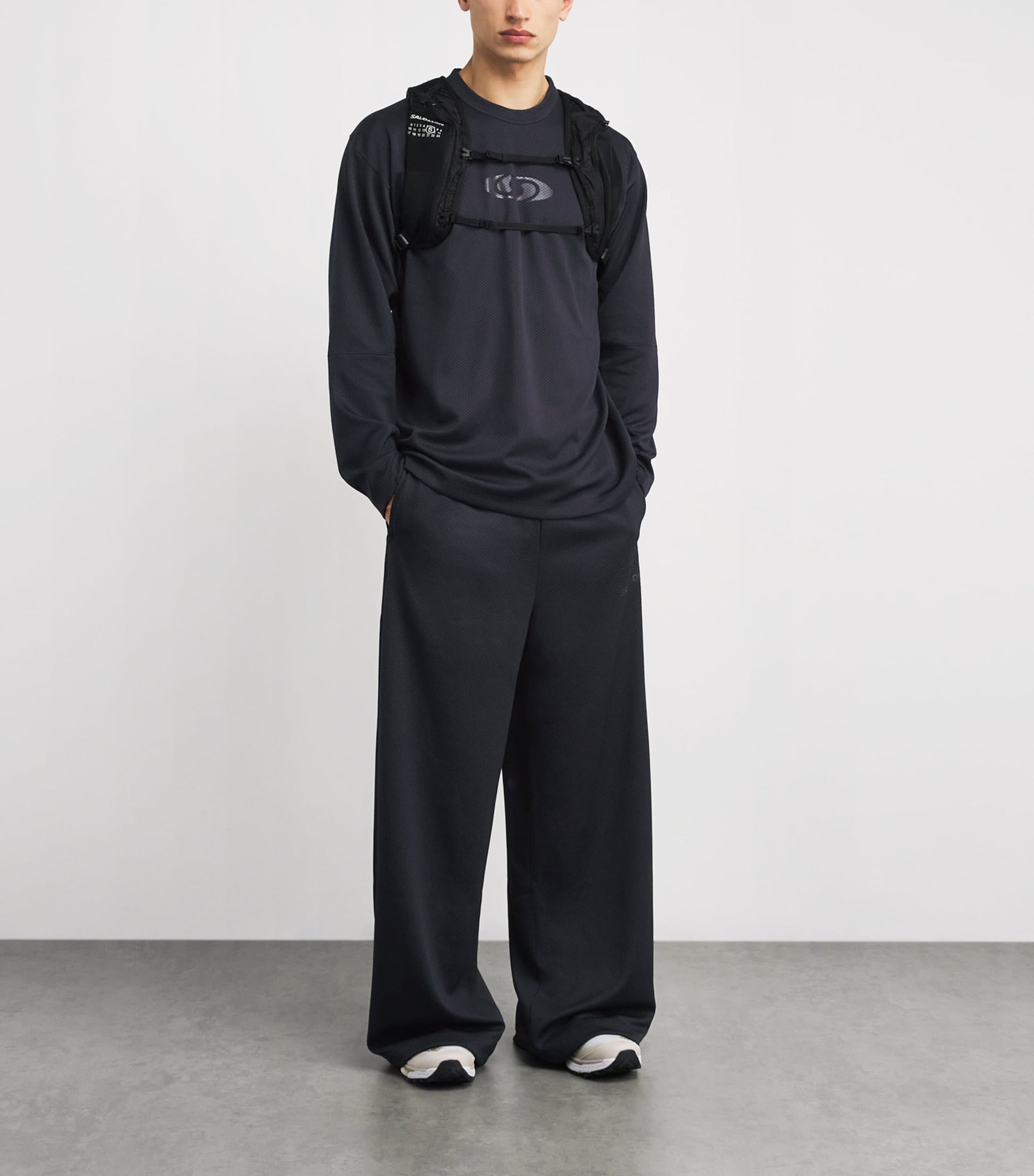 MM6 Maison Margiela x Salomon Logo Long-Sleeve T-Shirt