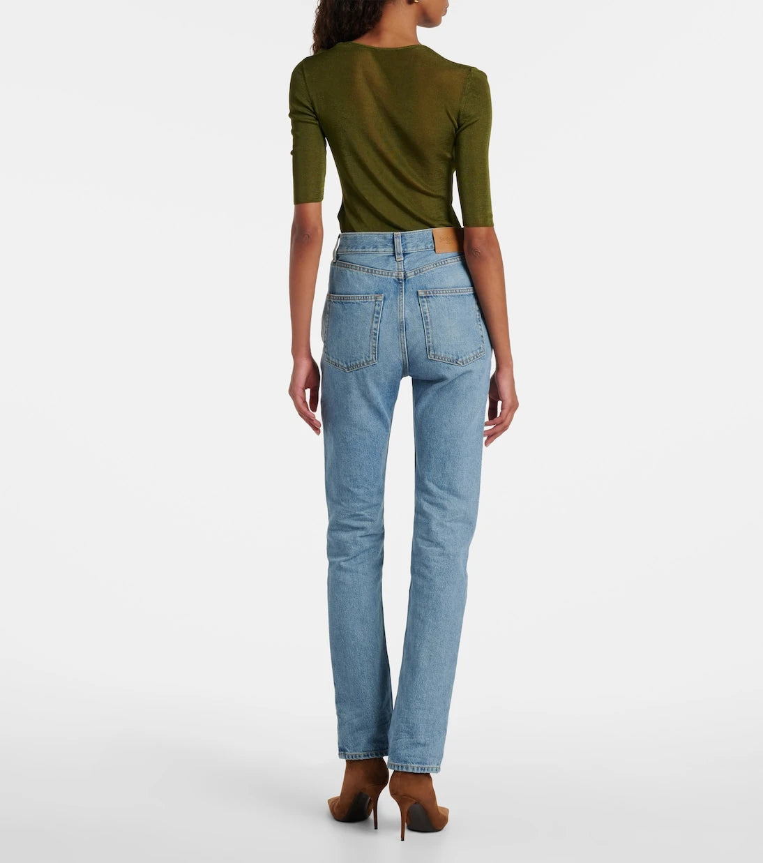 Saint Laurent - Mid-rise bootcut jeans