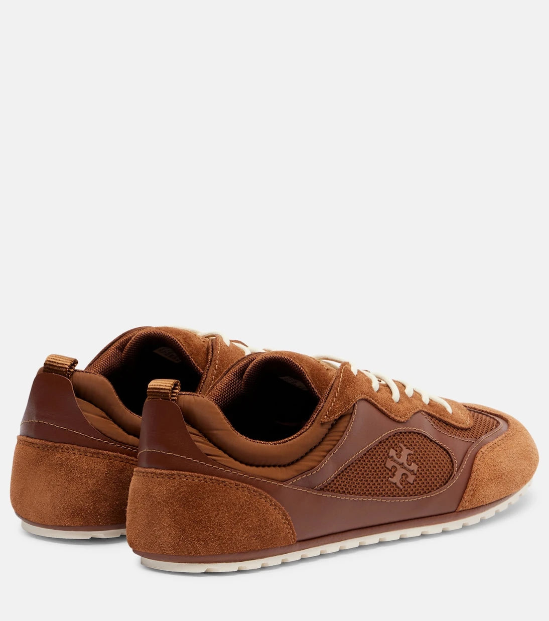 Tory Burch - Tory Travel suede-trimmed sneakers