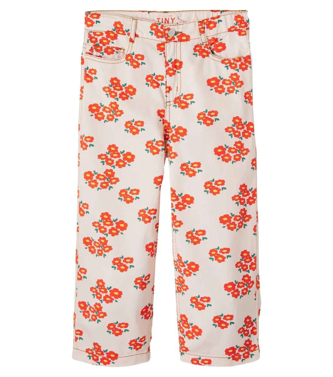 Tinycottons - Blossoms twill straight jeans