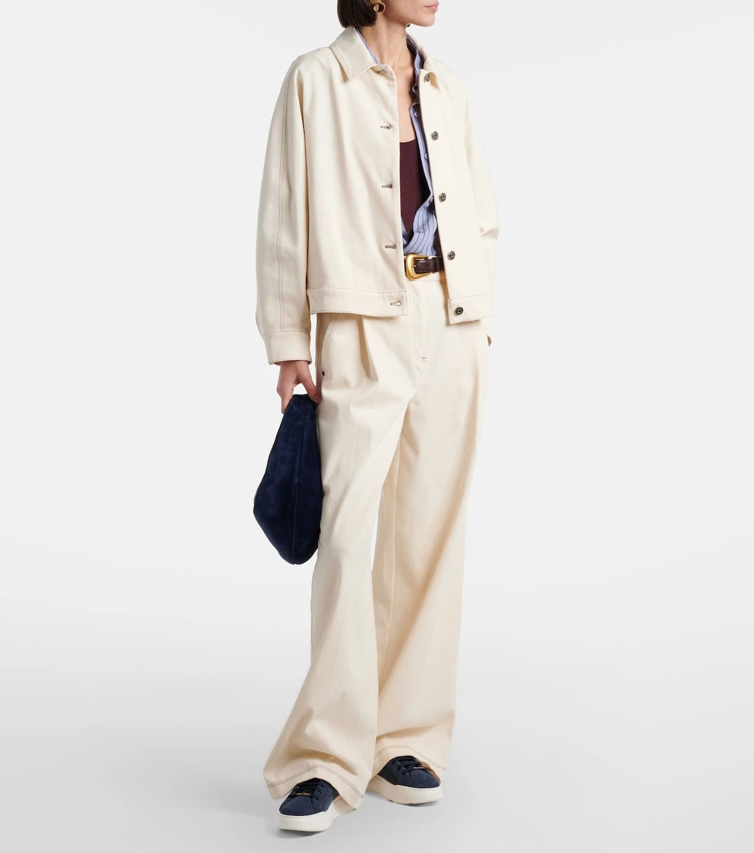Max Mara - Suede platform sneakers