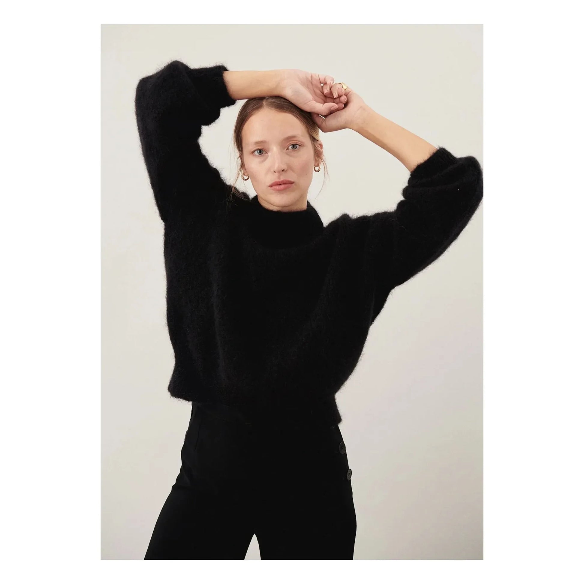 Surprise Paris - Jane Super Kid Mohair sweater | Black