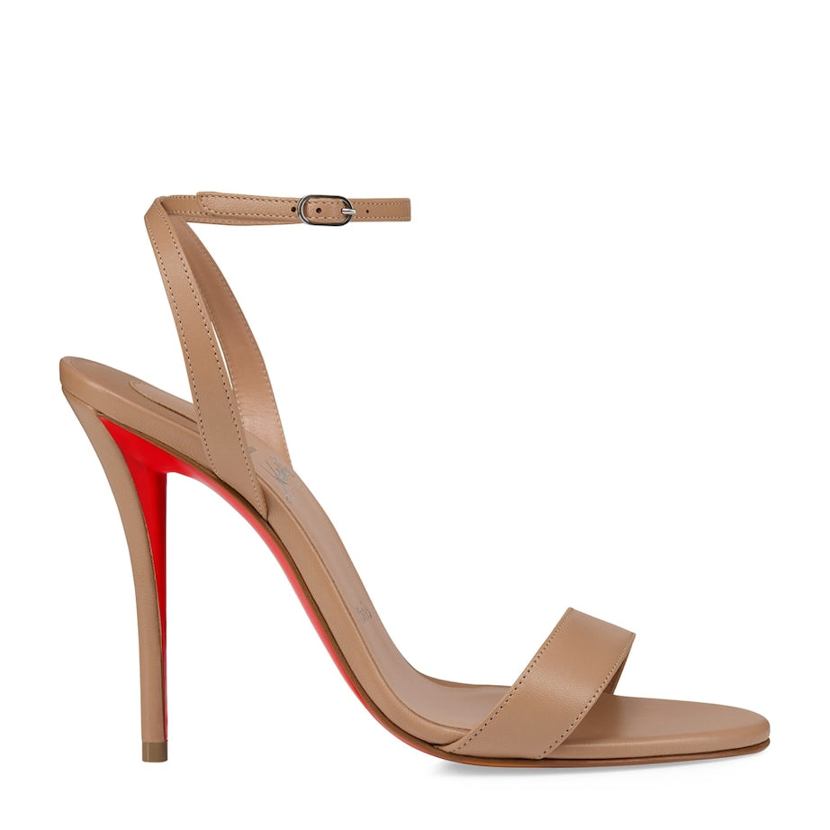 Christian Louboutin Nude Miss Z Leather Heeled Sandals 100
