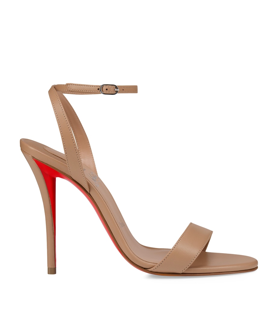 Christian Louboutin Nude Miss Z Leather Heeled Sandals 100