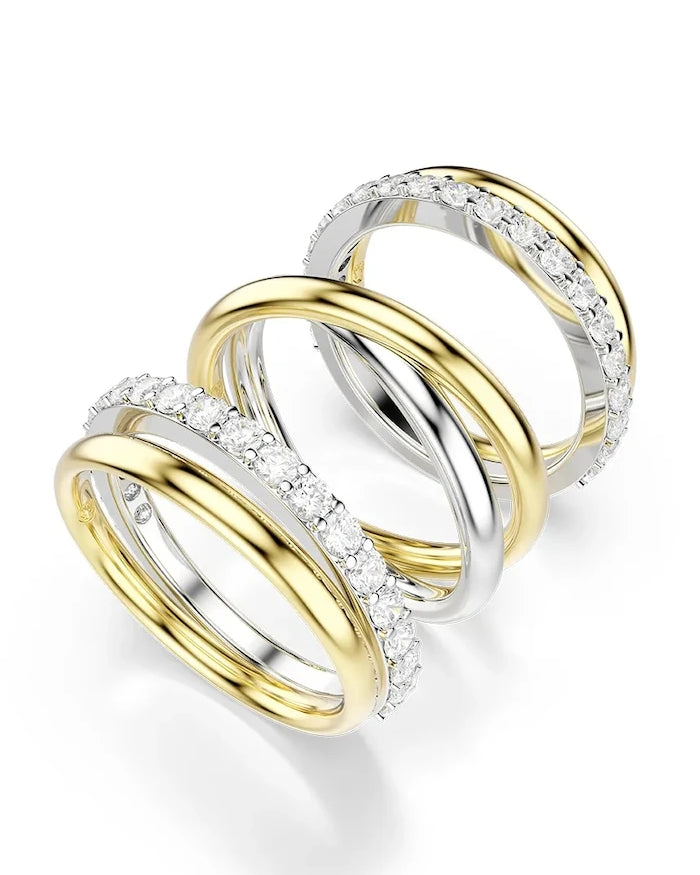 Swarovski HYPERBOLA Yüzük (3 parça)
