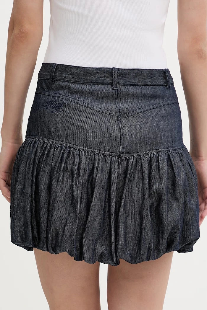 HUGO Blue denim balon kesim etek Rabalon-1_B