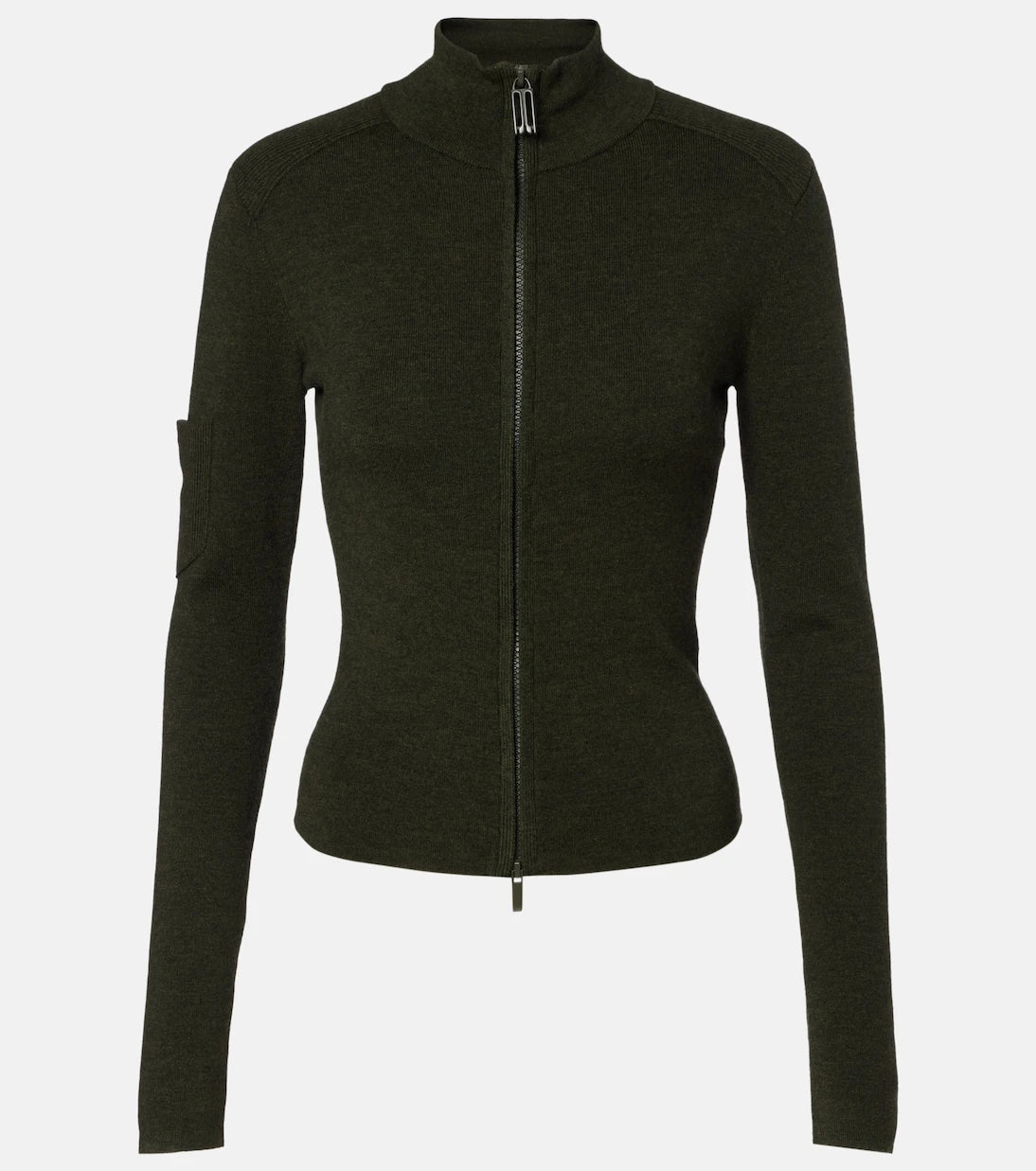 Victoria Beckham - Wool-blend zip-up sweater