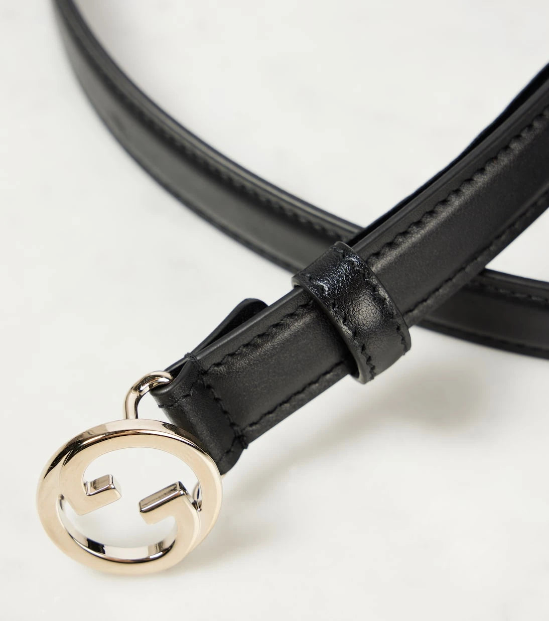 Gucci - Blondie Interlocking G leather belt