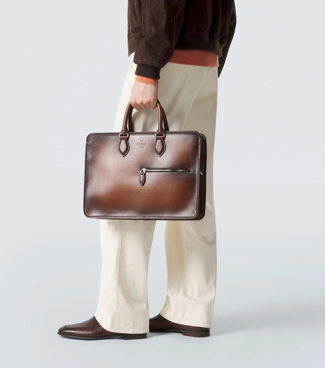 Berluti - Un Jour leather briefcase