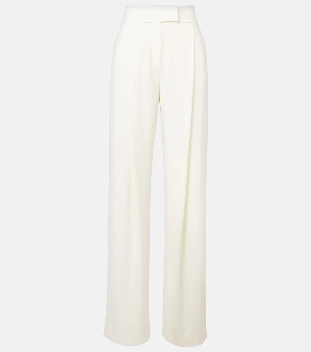 The Sei - High-rise crêpe wide-leg pants