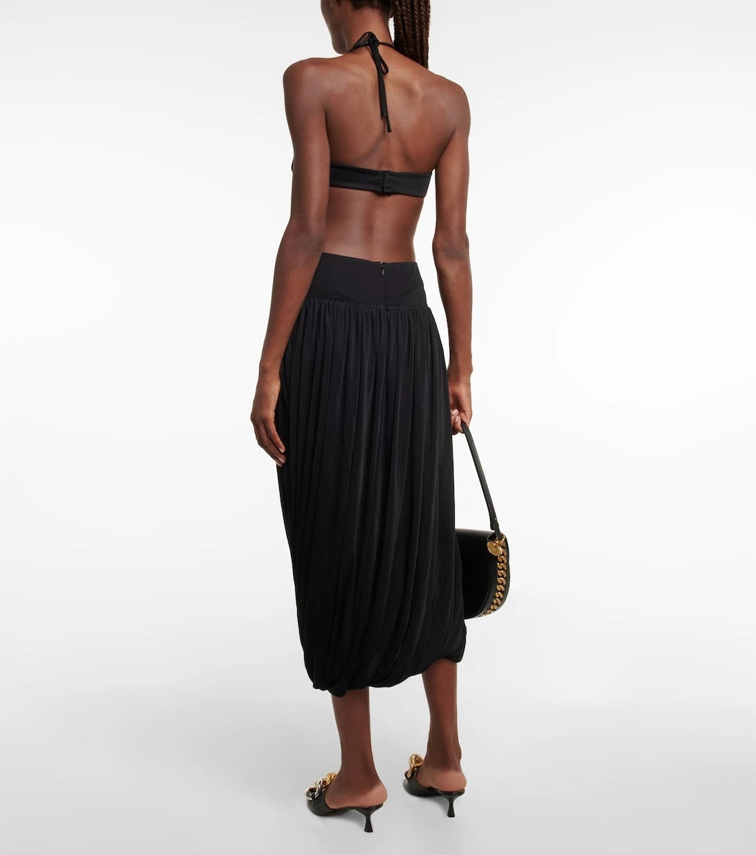 Stella McCartney - Cutout halterneck midi dress
